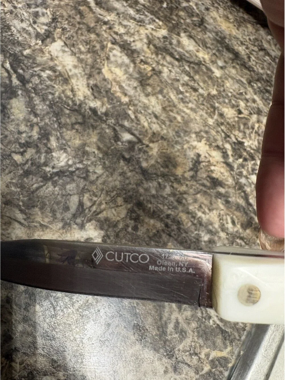 Cutco 1768 Spatula Spreader, 1721 Trimmer, 1720 Paring Knives.